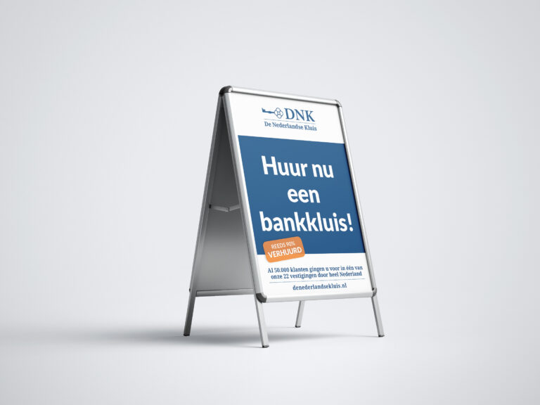 De Nederlandse Kluis poster bord